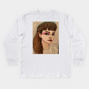 eve may Kids Long Sleeve T-Shirt